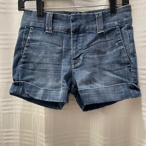 Fidelity Jean shorts folded hem